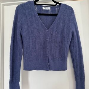 Double Zero | Purple Sweater Cardigan